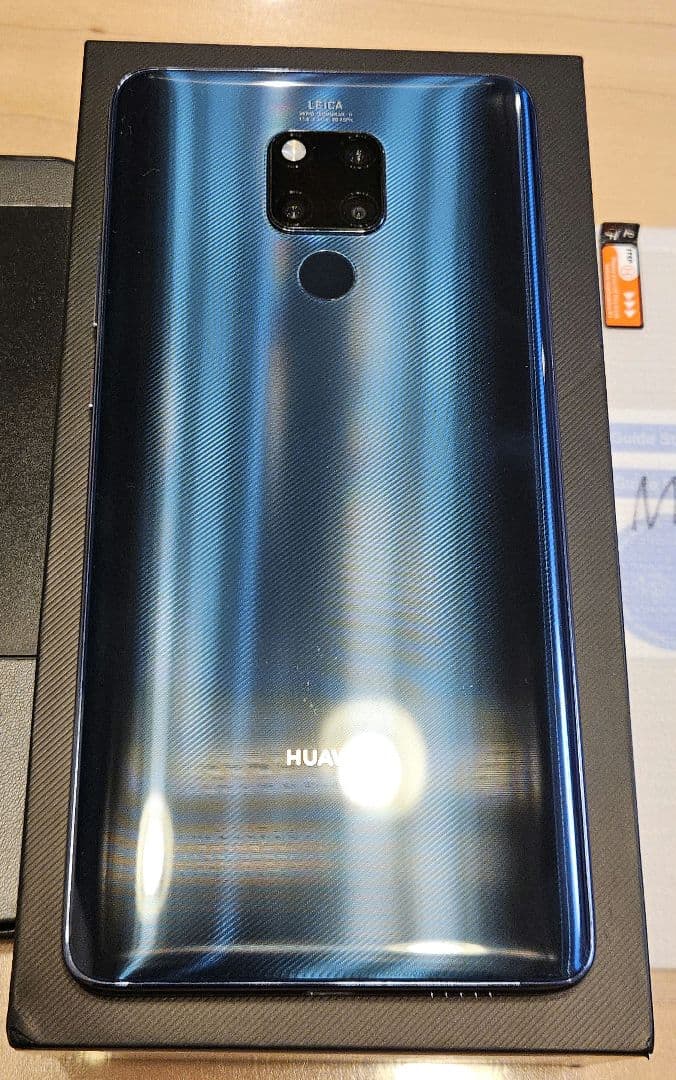 Huawei Mate 20X 128GB SIMフリーミッドナイトブルー海外版