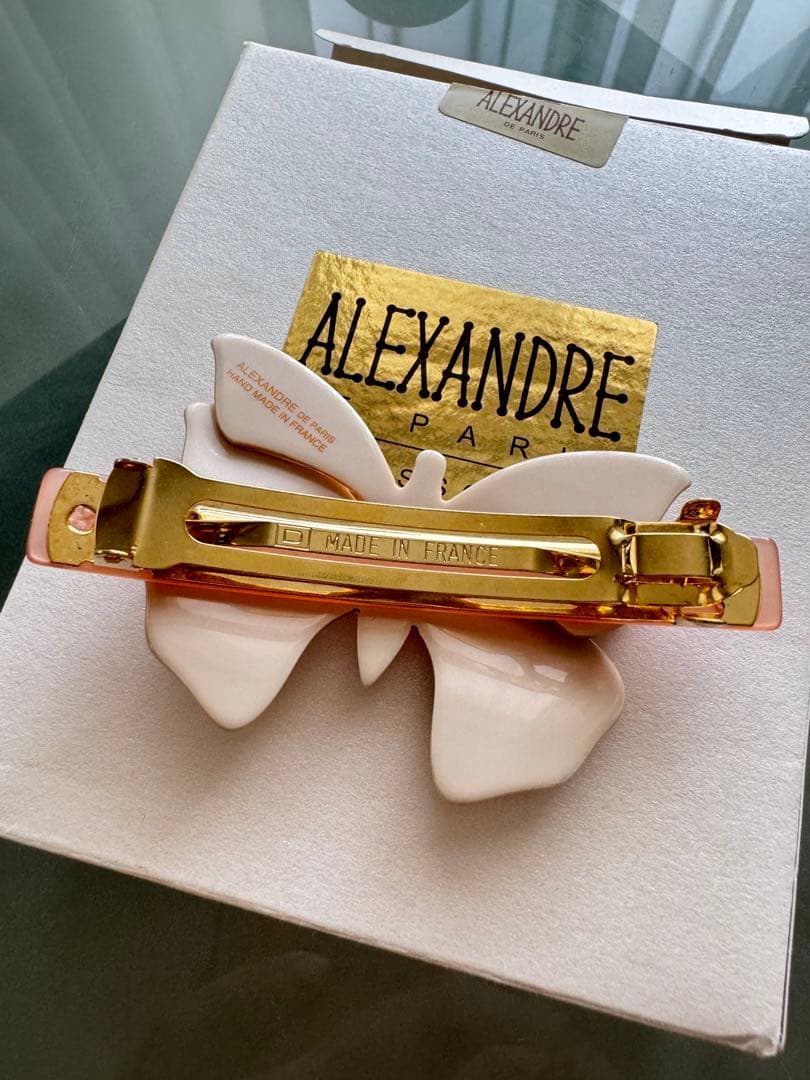 ALEXANDRE DE PARIS バタフライ ヘアクリップ