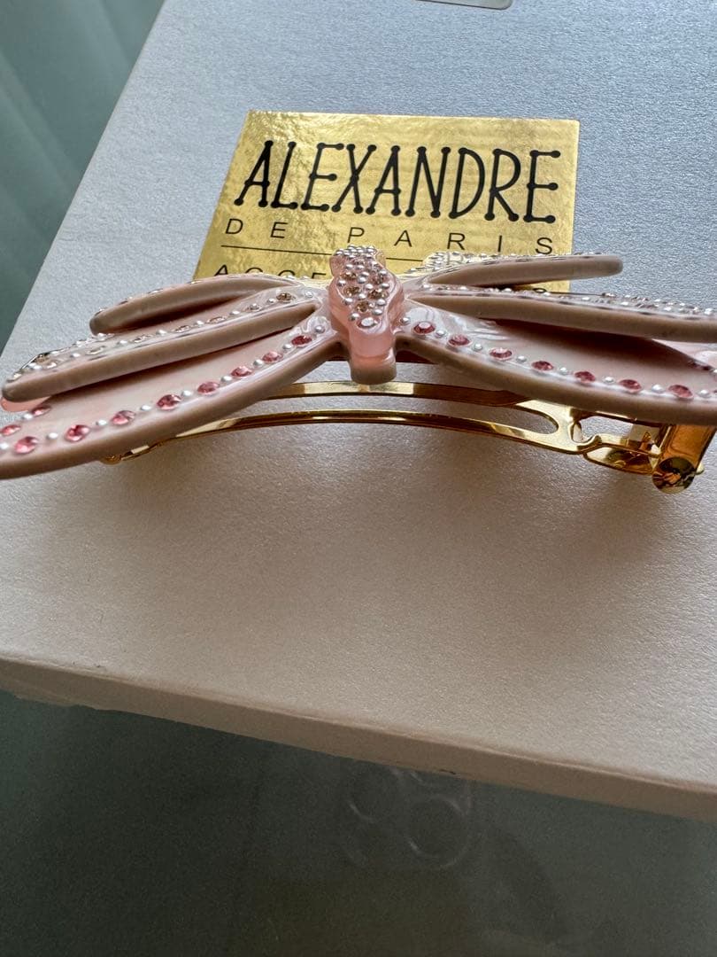 ALEXANDRE DE PARIS バタフライ ヘアクリップ