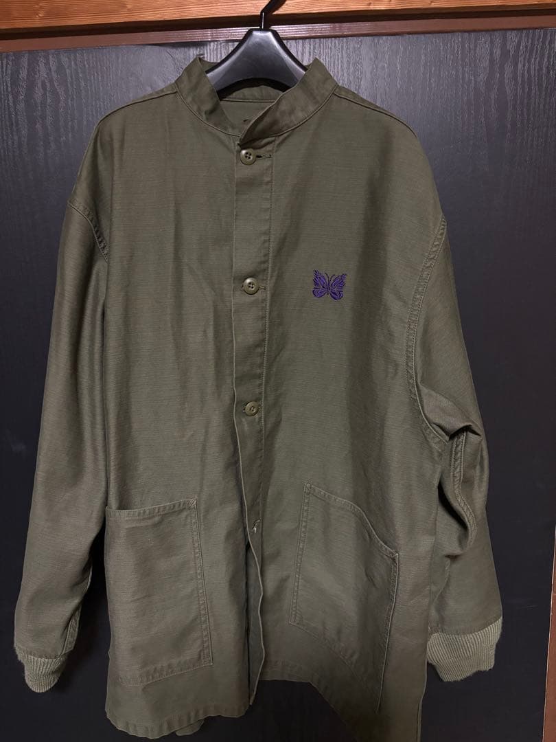 Needles オリーブ ミリタリージャケット S
