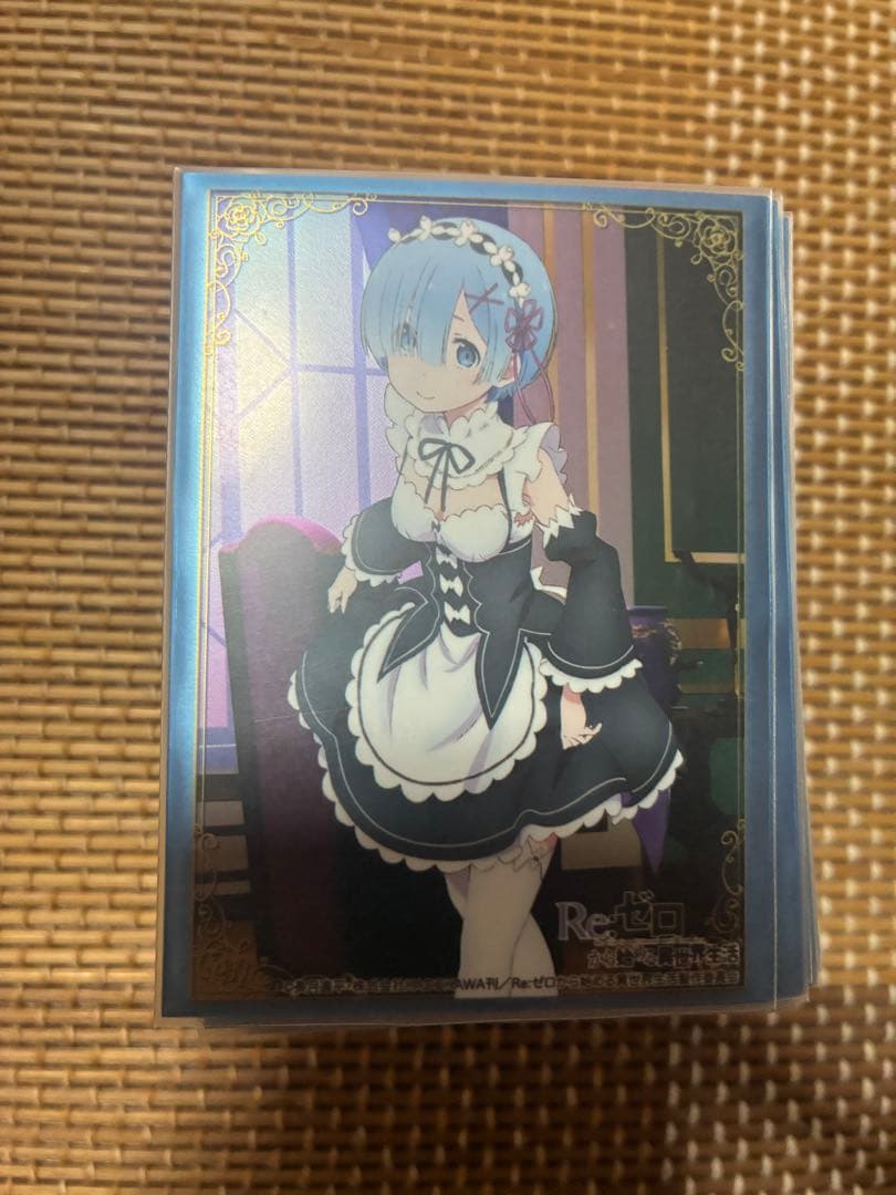 Re:ゼロ　ヴァイスシュバルツ　デッキスリーブ付き&デッキパーツ