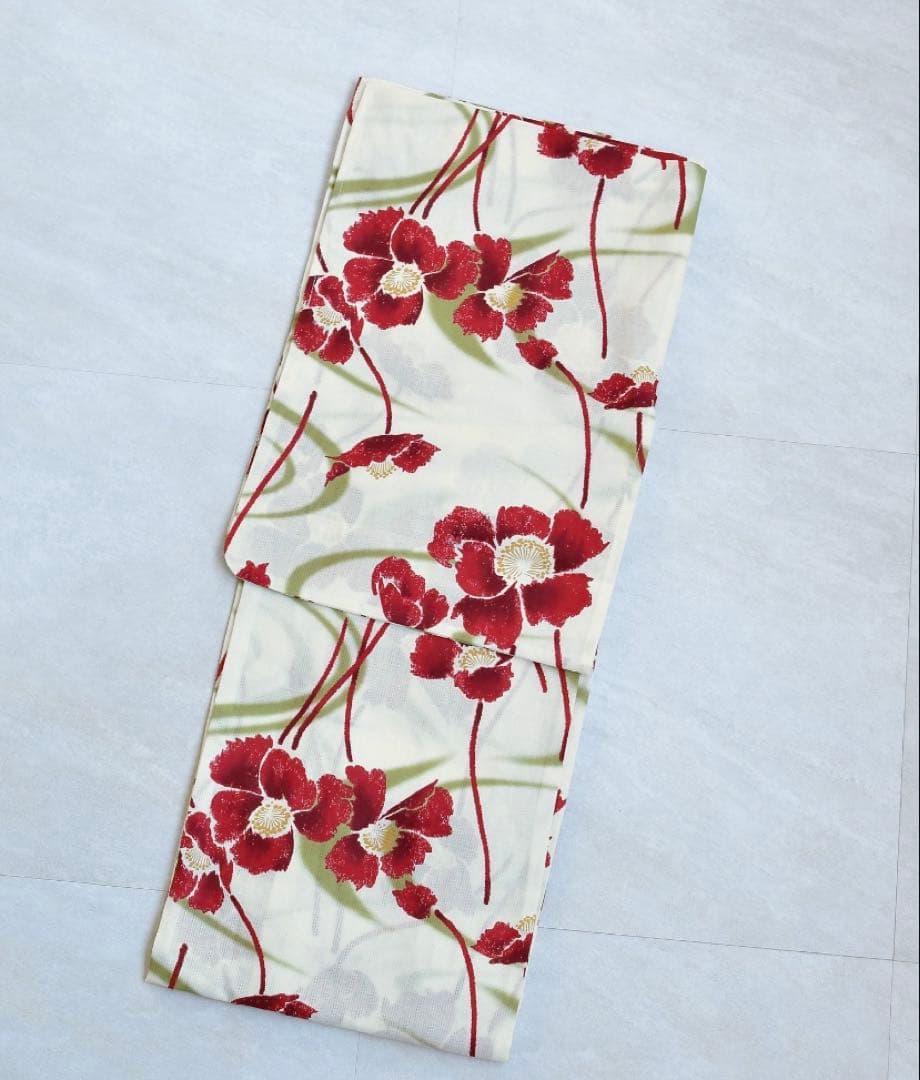utataneオリジナルデザイン 国内染色 浴衣 帯セット