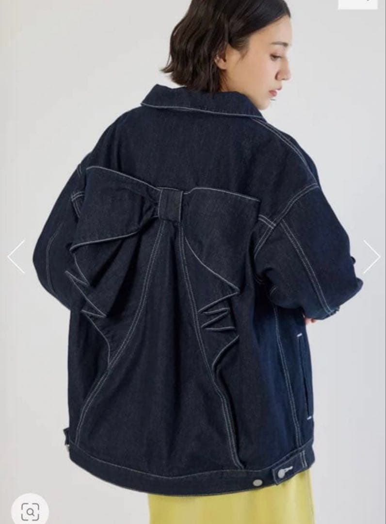 新品☆ロデオクラウンズ　リボンデニムジャケット