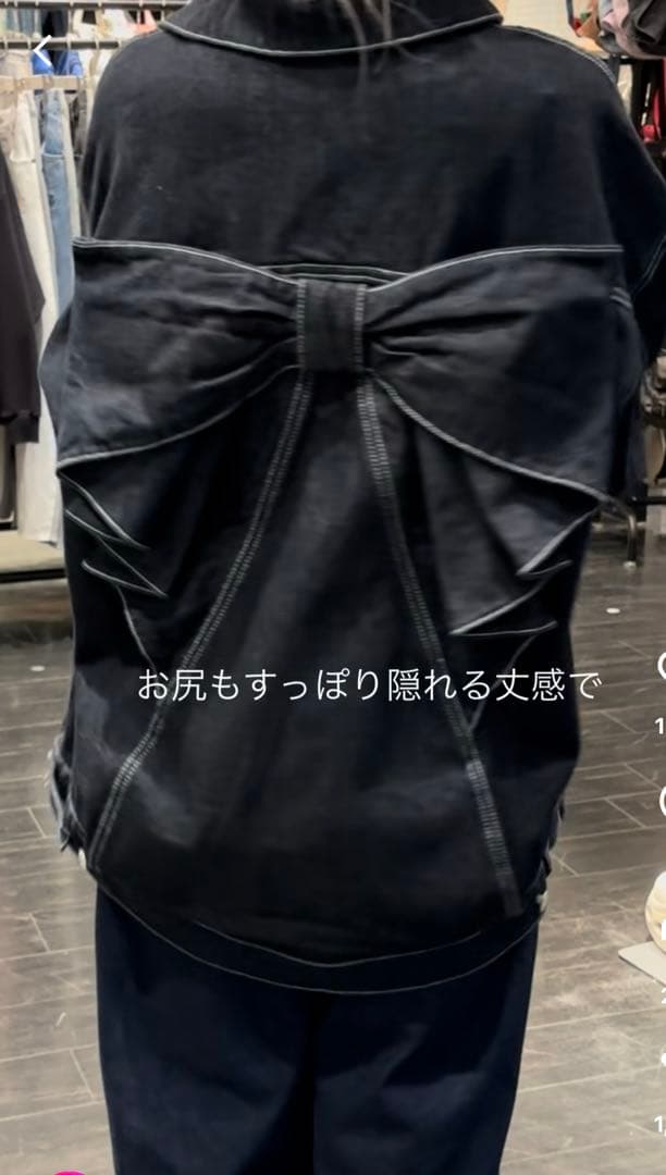 新品☆ロデオクラウンズ　リボンデニムジャケット