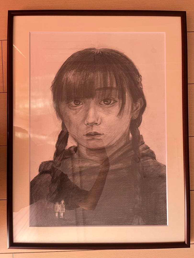 はじめての自画像（フレーム付き）