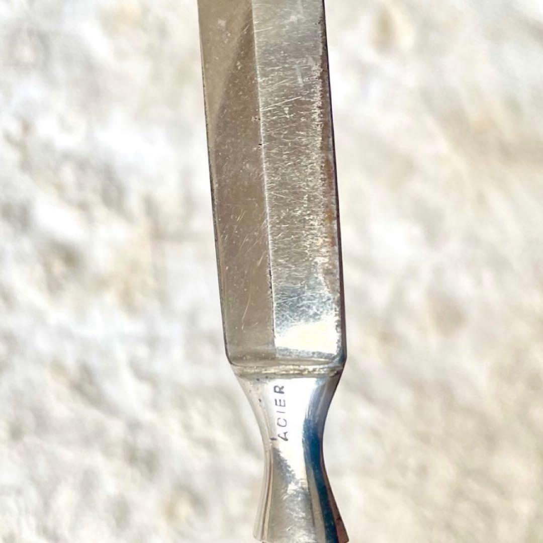 すずらんレリーフレターオープナー&シューボタンフック 2点　フランスアンティーク