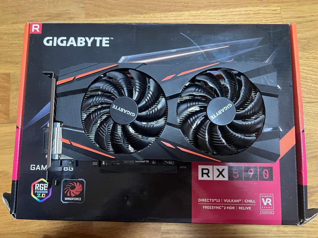 グラフィックボード・グラボ・ビデオカード GIGABYTE RADEON RX 590