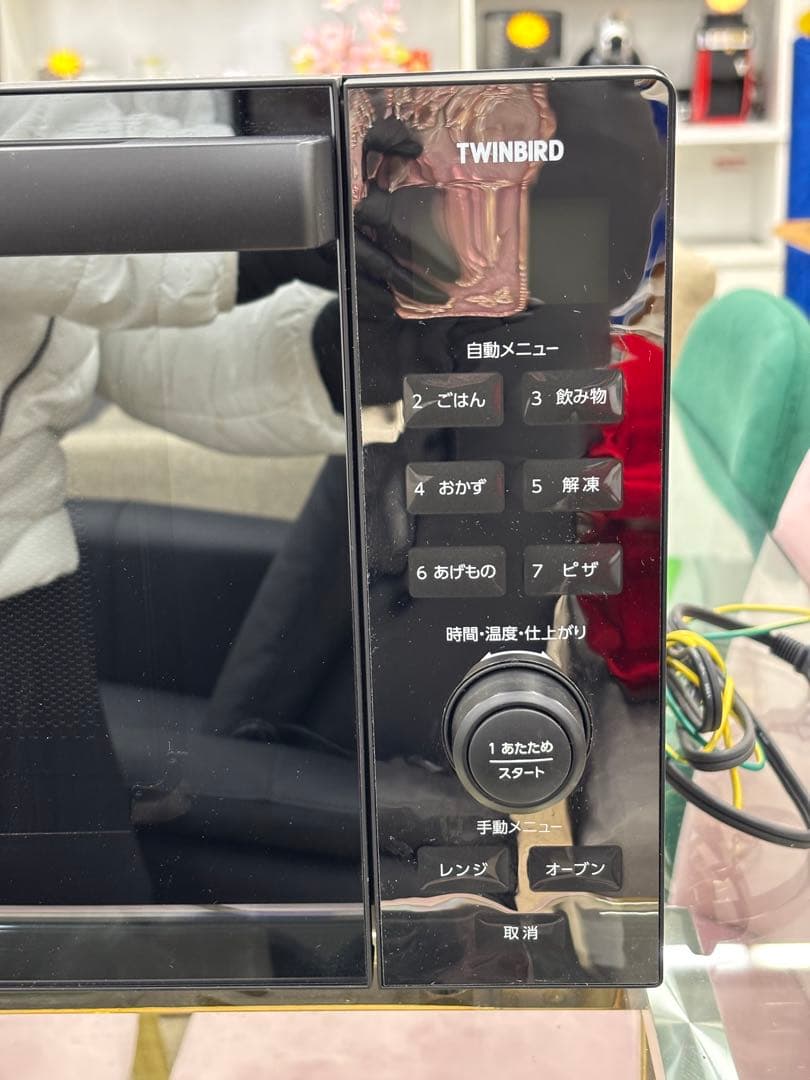 TWINBIRD センサー付フラットオーブンレンジ DR-E857 2021年製