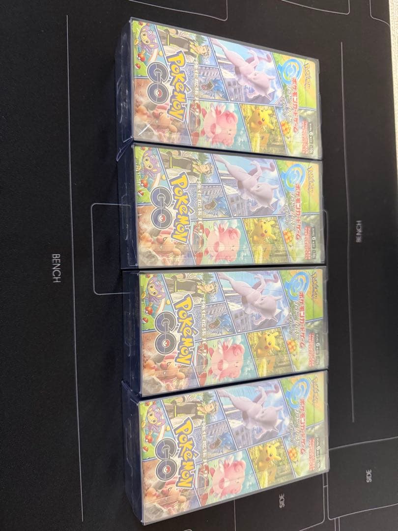 ポケモンGO 未開封シュリンク付　4ボックス