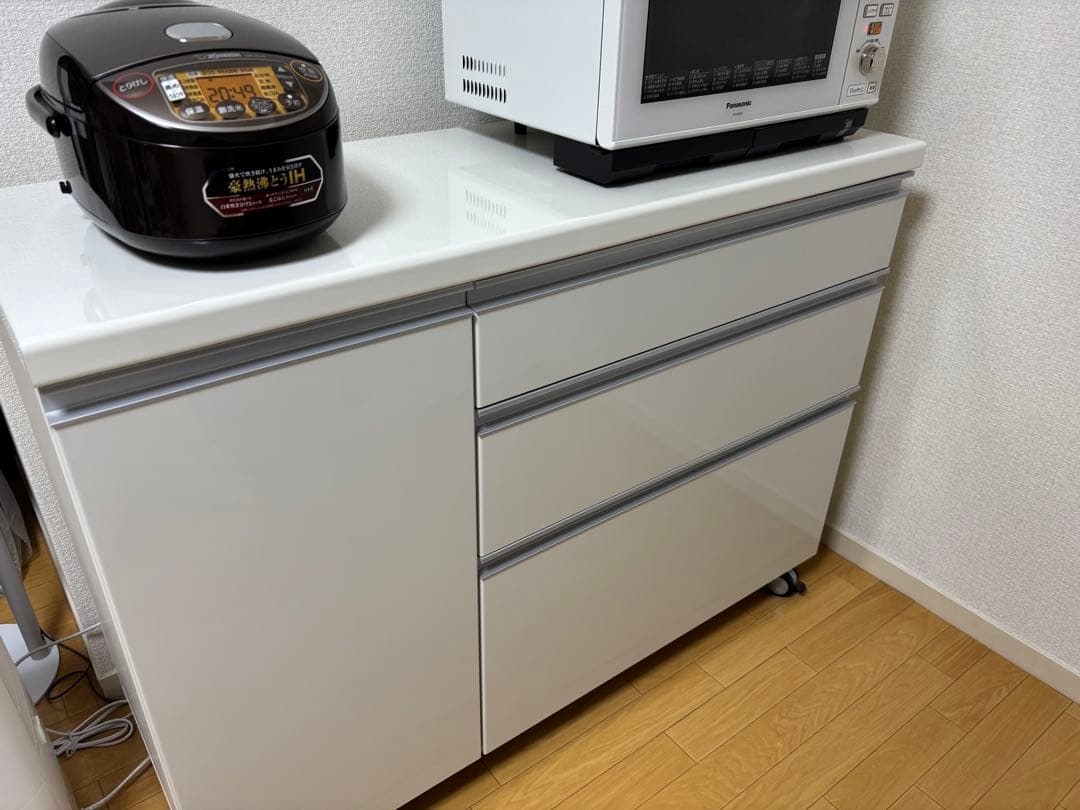 【美品】パモウナ　食器棚120