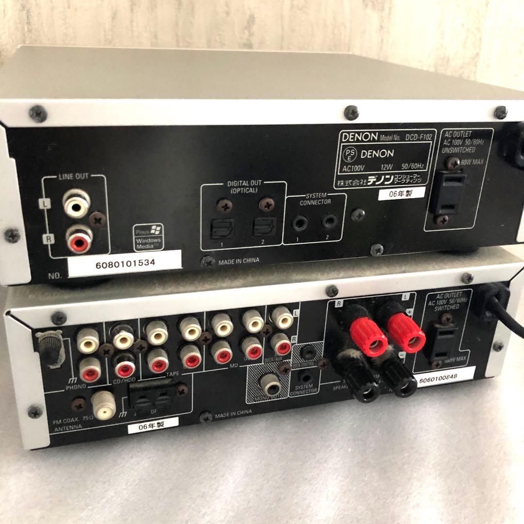 ラジオ・コンポ DENON DRA-F102 DCD-F102