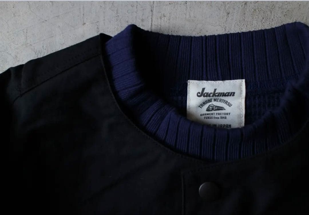 【新品未使用】ジャックマン Back Nep Collarless Jacket