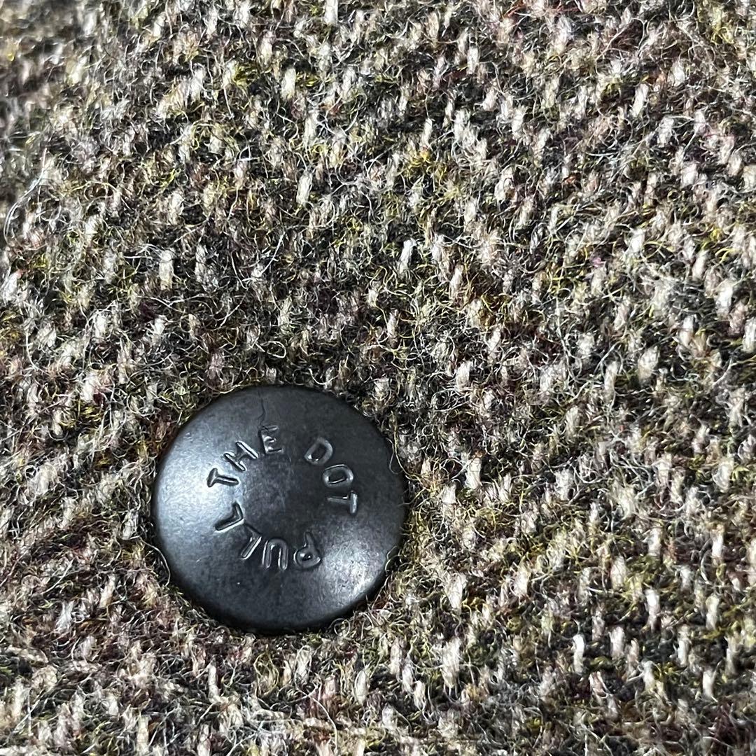 【美品】MONITALY KLUANE ヘリンボーン ダウンベスト M カナダ製