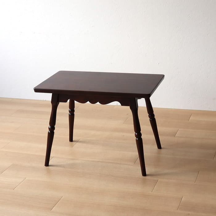 アンティーク 北海道民芸家具 サイドテーブル 机 木製 樺材