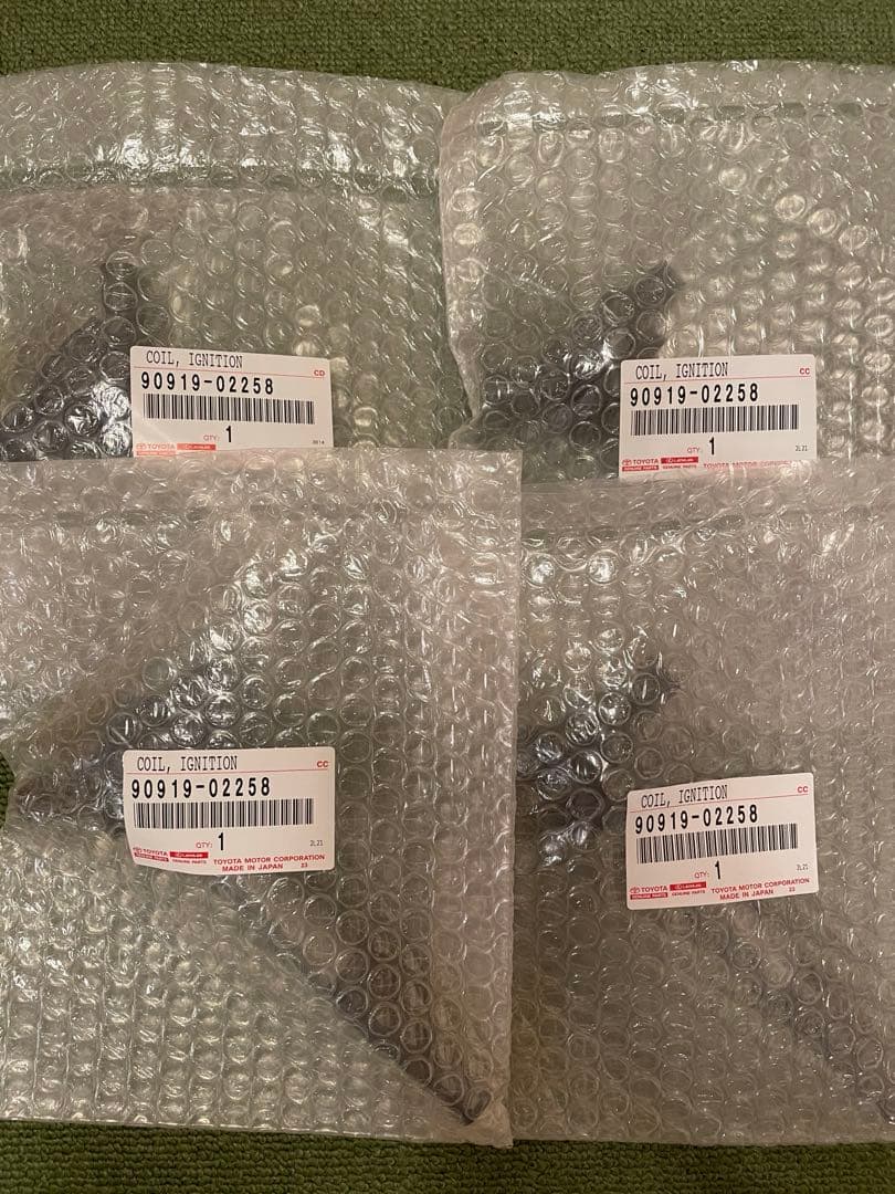トヨタ純正 イグニッションコイル 90919-02258 4本