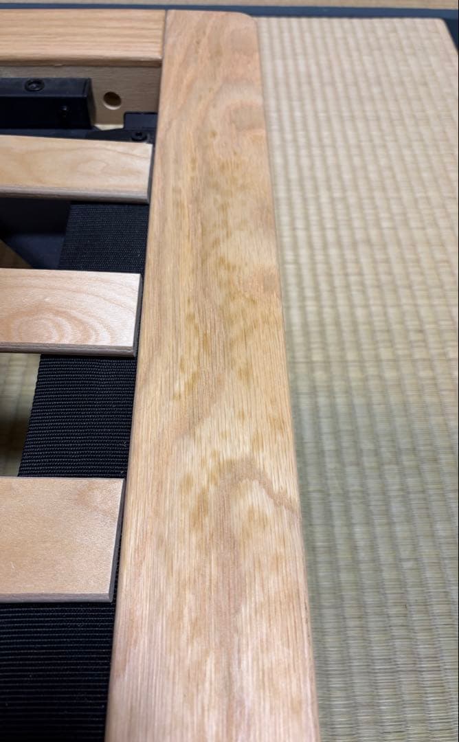 無印良品 木製ベッドフレーム ダブル オーク材 2024年購入