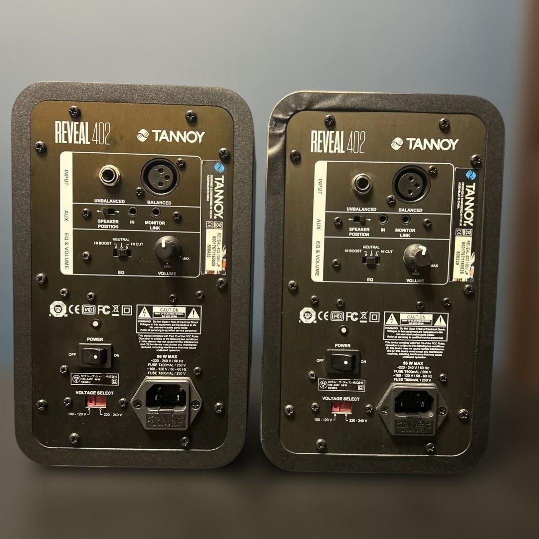 Tannoy Reveal 402 スタジオモニタースピーカー 2台セット