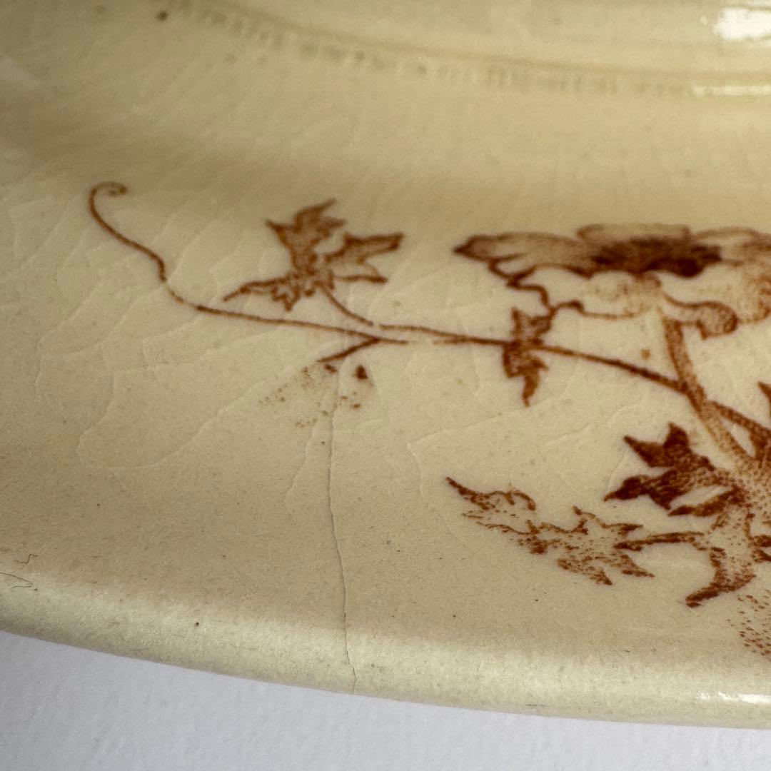 フランスアンティーク Gien ジアン Anemones アネモネ　ソーシエール