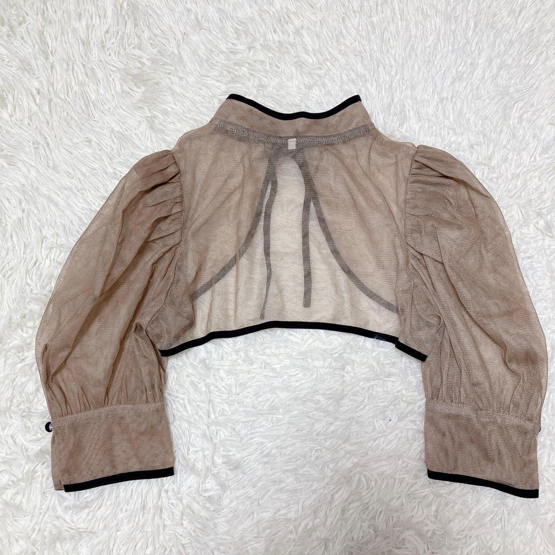 SALE✨レジャ 花柄ボレロマーメイドワンピース セットアップ ブラック S