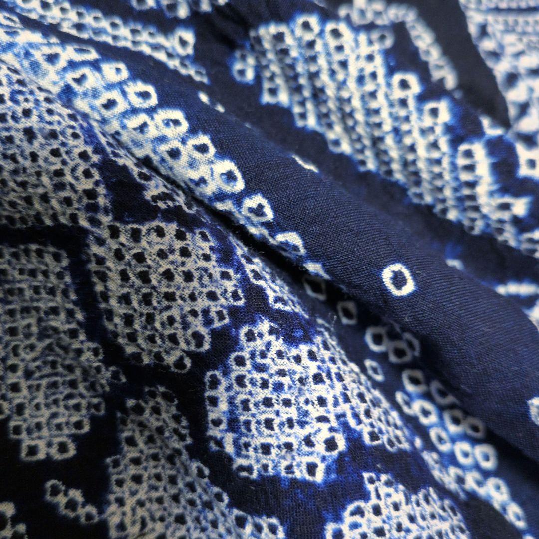 一点のみ　有松鳴海絞り浴衣　パッチワーク　リメイク　スカート　丈詰めOK