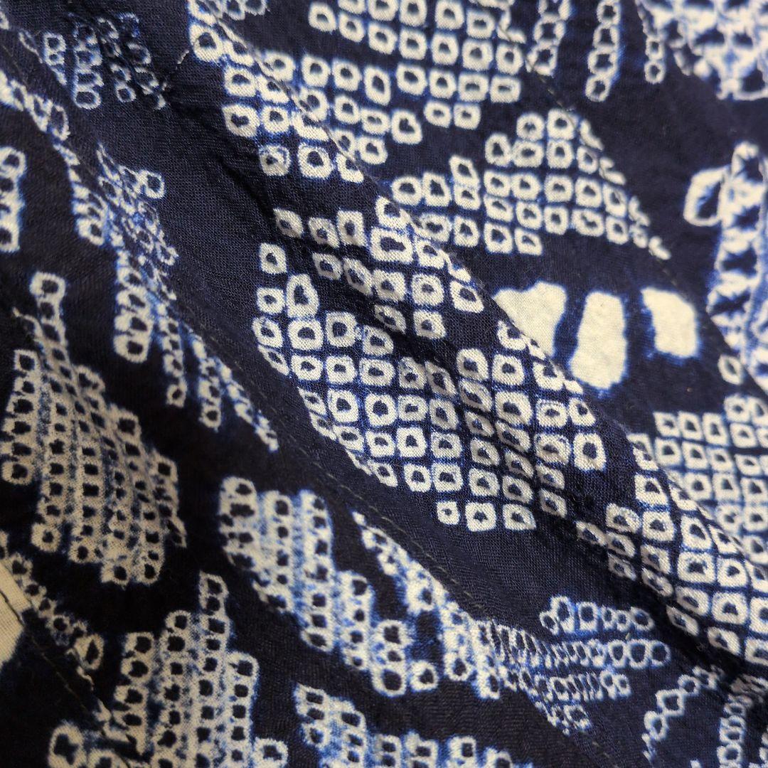 一点のみ　有松鳴海絞り浴衣　パッチワーク　リメイク　スカート　丈詰めOK