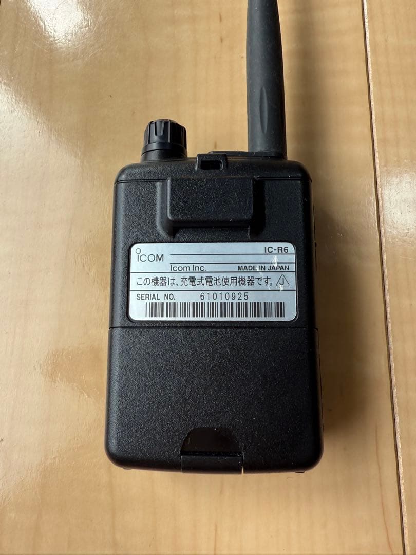 アイコム ICOM IC-R6 航空無線 受信機 2023年購入 美品