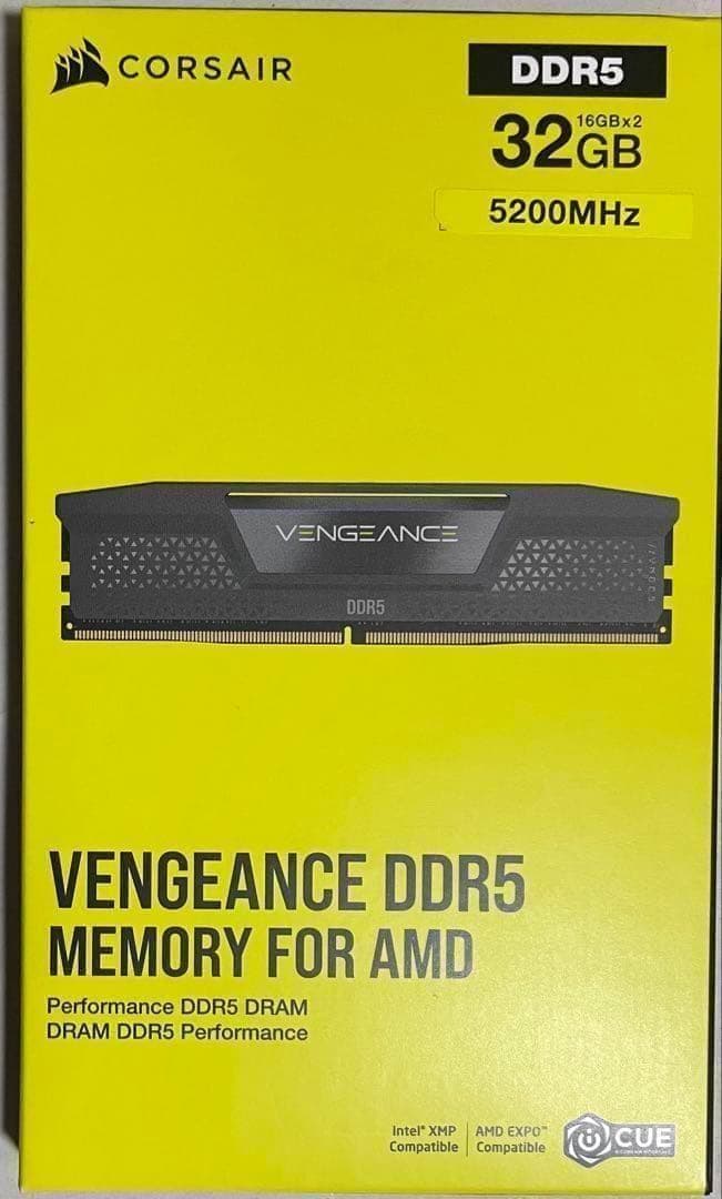 CORSAIR DDR5-5200MHz AM5適用 デスクトップ用 32GB