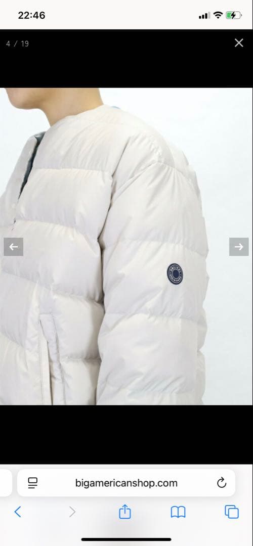 オーシバル　オーチバル　ORCIVAL 新品ラウンドネックブルゾン（ジャケット