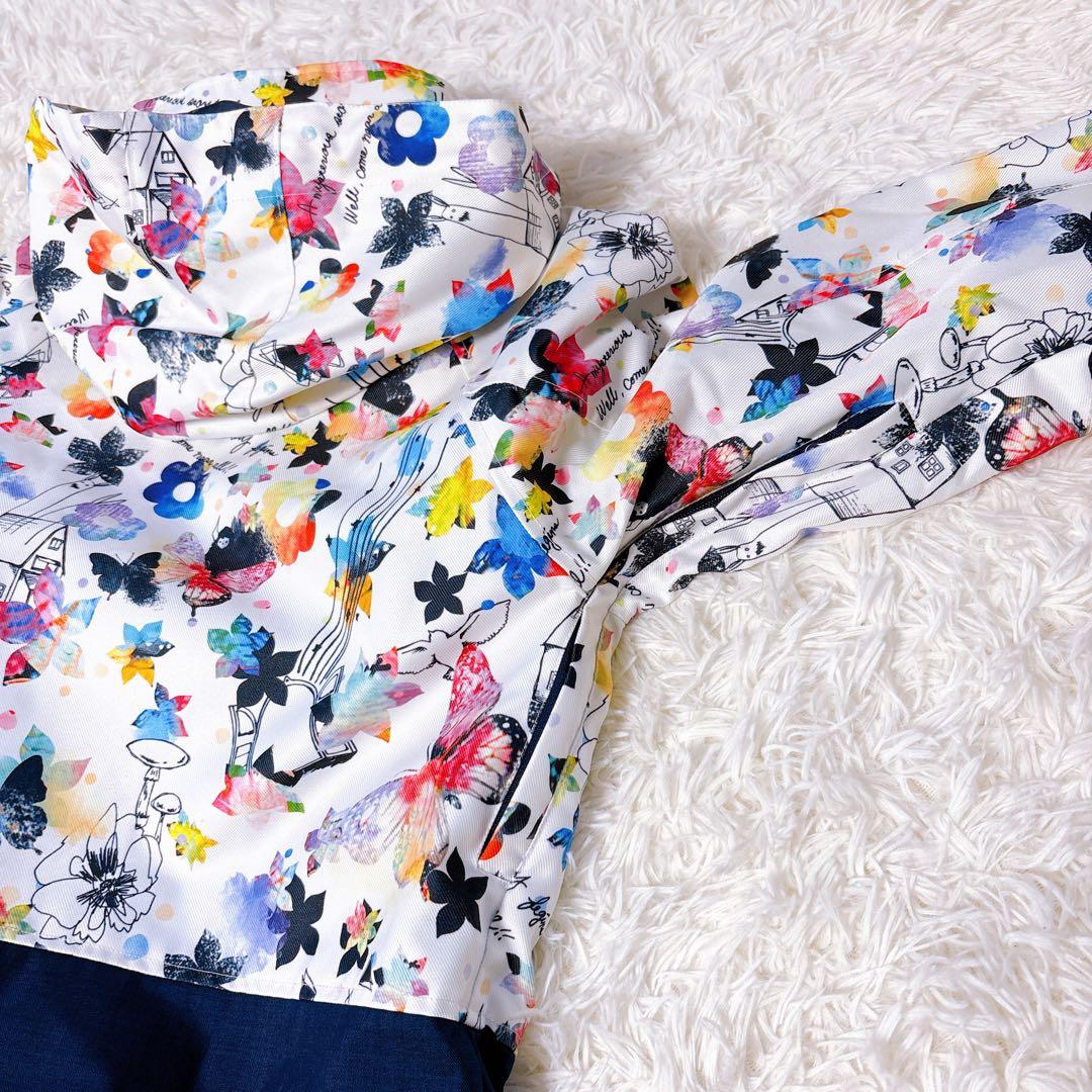 【極美品】ScoLar スカラー スキー スノーボードウェア上下セット　総柄