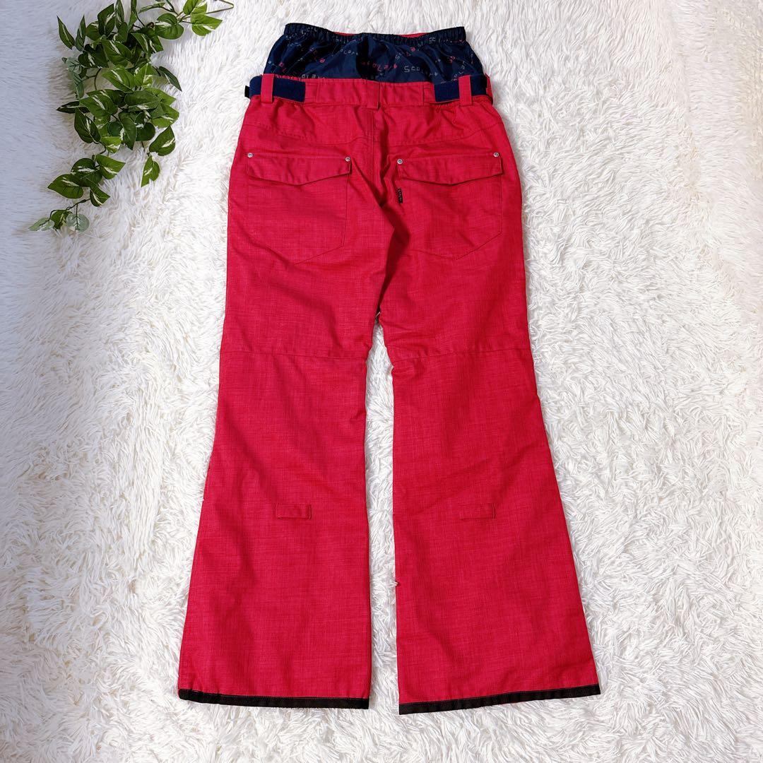 【極美品】ScoLar スカラー スキー スノーボードウェア上下セット　総柄