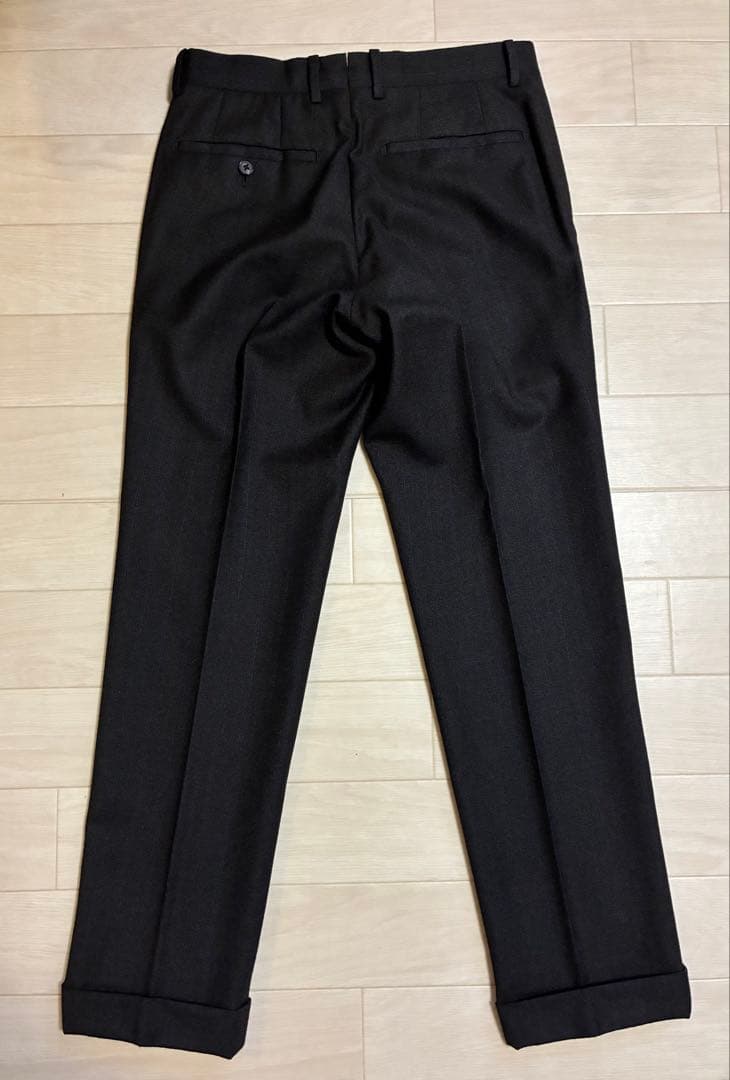 【E.thomas・美品・160-8】サキソニー ブラウン スーツ