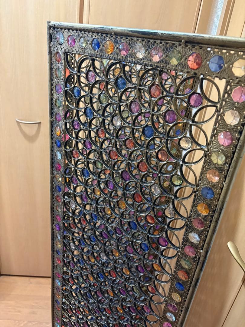 S*i様 ビーズパーテーション　アンティーク　3連