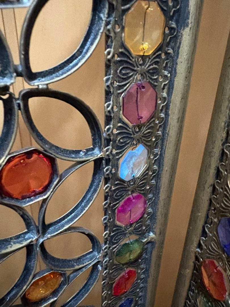 S*i様 ビーズパーテーション　アンティーク　3連