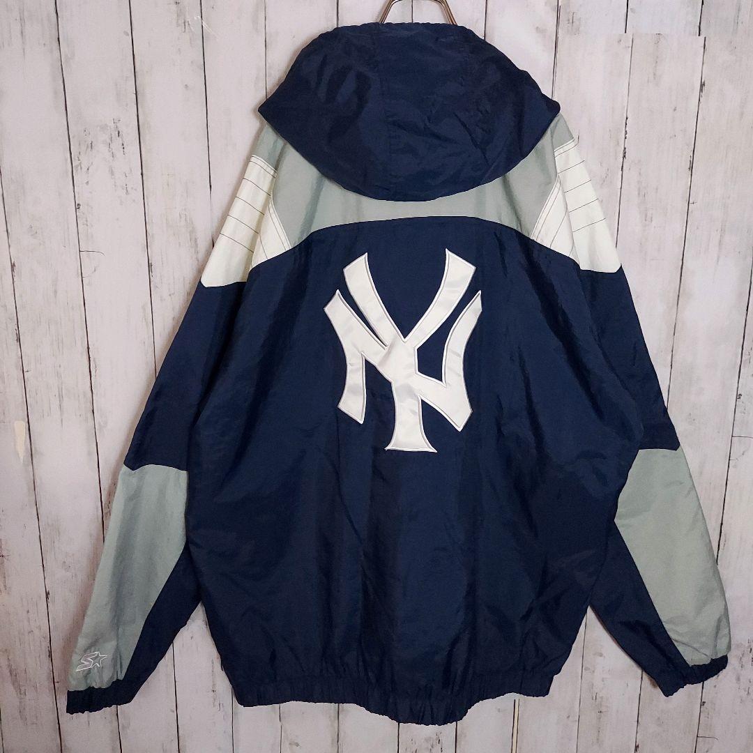 【MLB】スターター ヤンキース 90s アノラック ナイロンジャケット 3XL