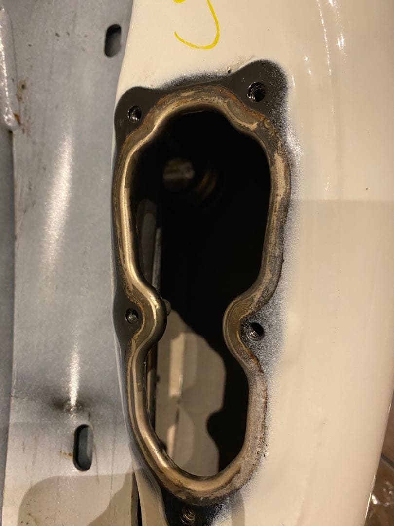 美品！ハーレーxl1200ns純正タンク・フロントリアフェンダーセット白