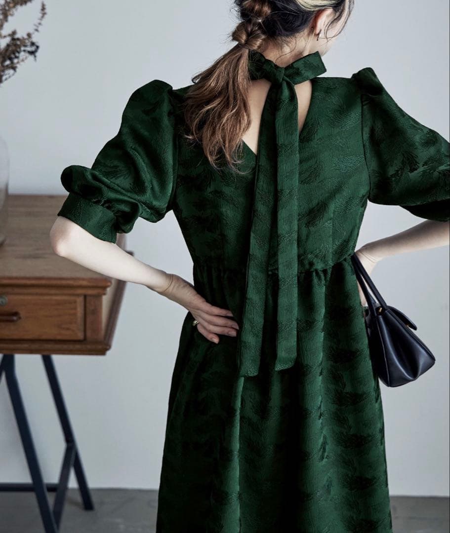 【週末SALE♡】etoll. パフスリーブドレス