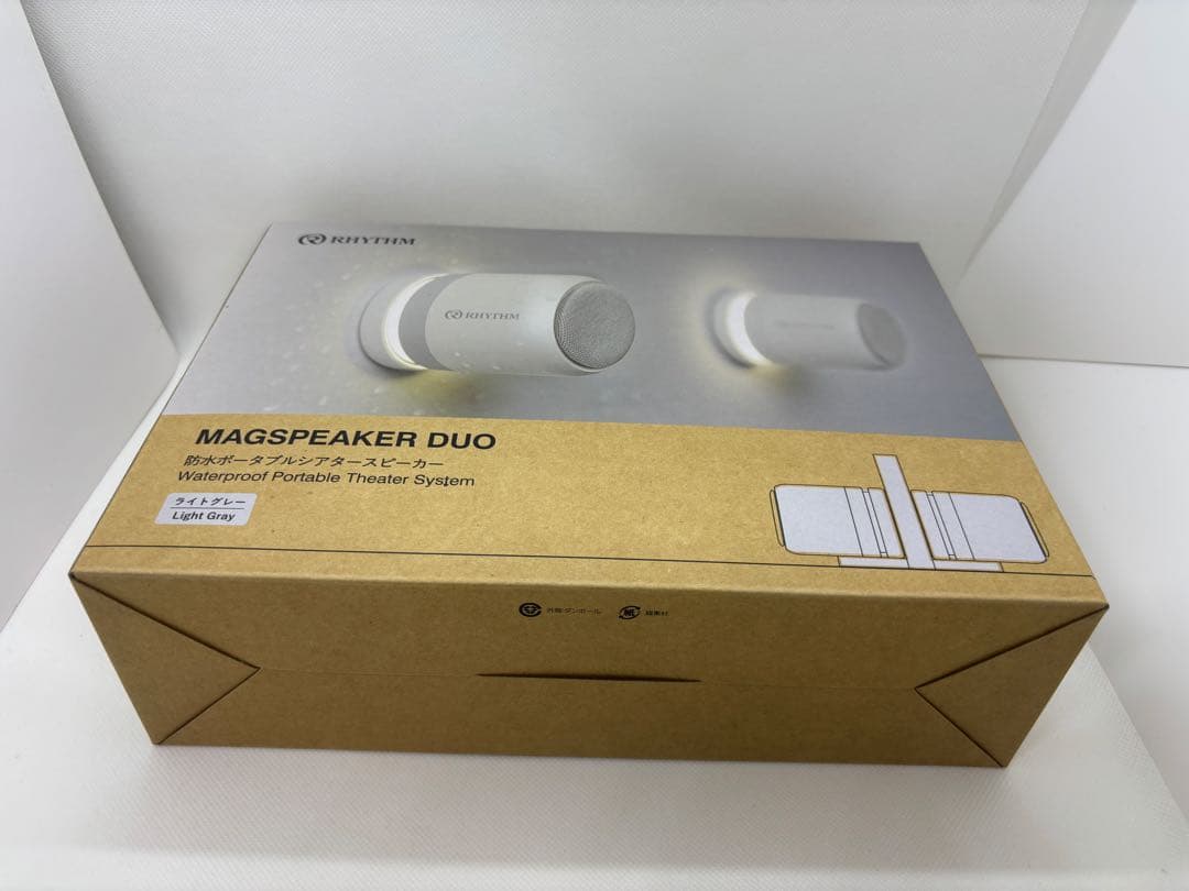 新品　リズム　(RHYTHM) MAGSPEAKER DUO ライトグレー