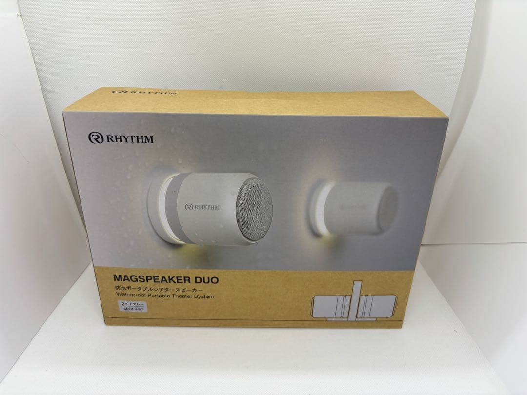 新品　リズム　(RHYTHM) MAGSPEAKER DUO ライトグレー