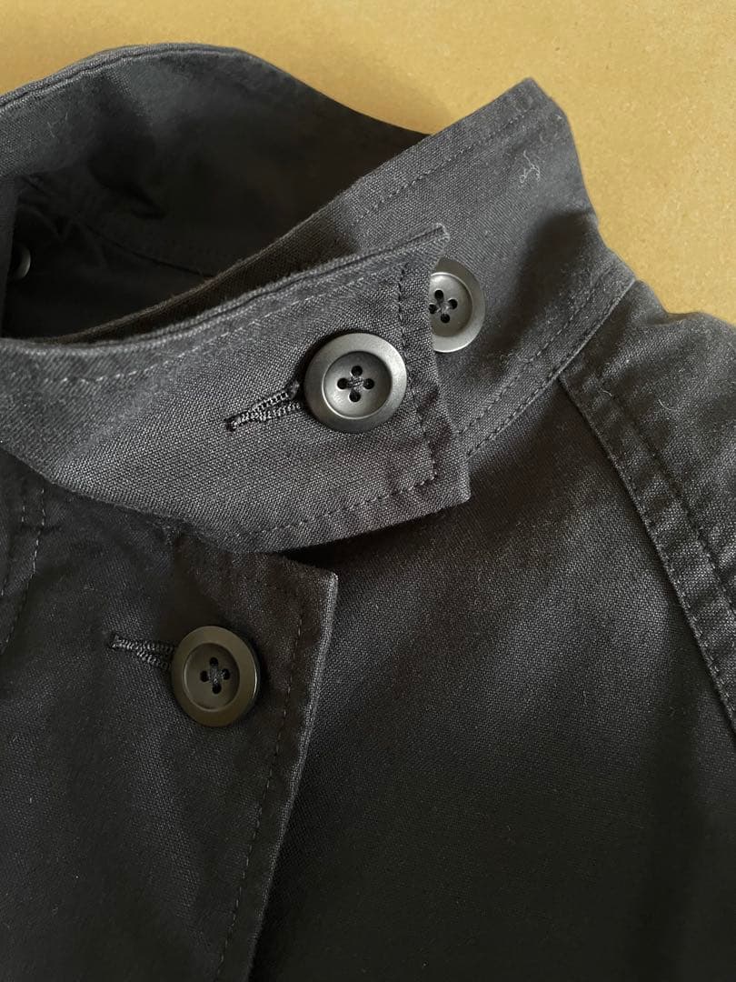 MHL.UNEVEN COTTON CANVAS ステンカラーコート