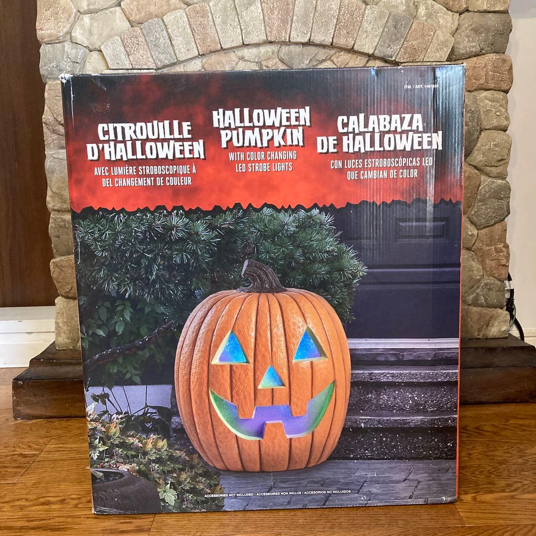 Halloween Pumpkin LEDストロボライト付き