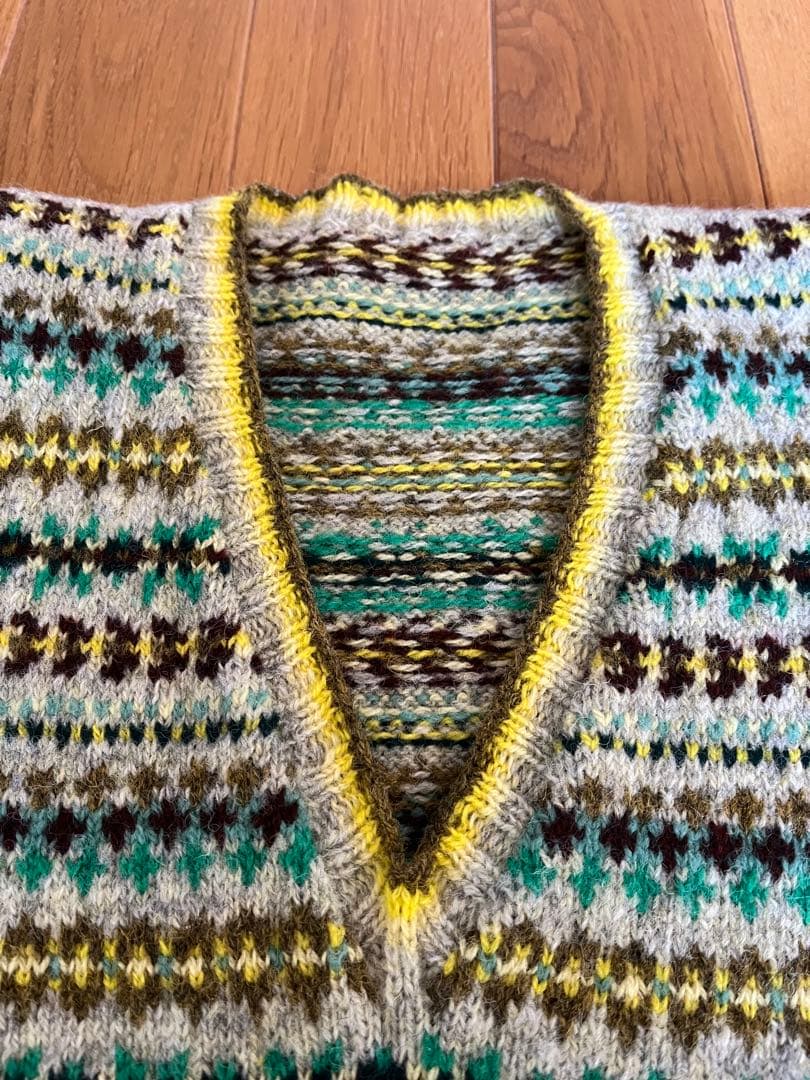 三國万里子　フェアアイルベスト　Jamieson’s Spindrift