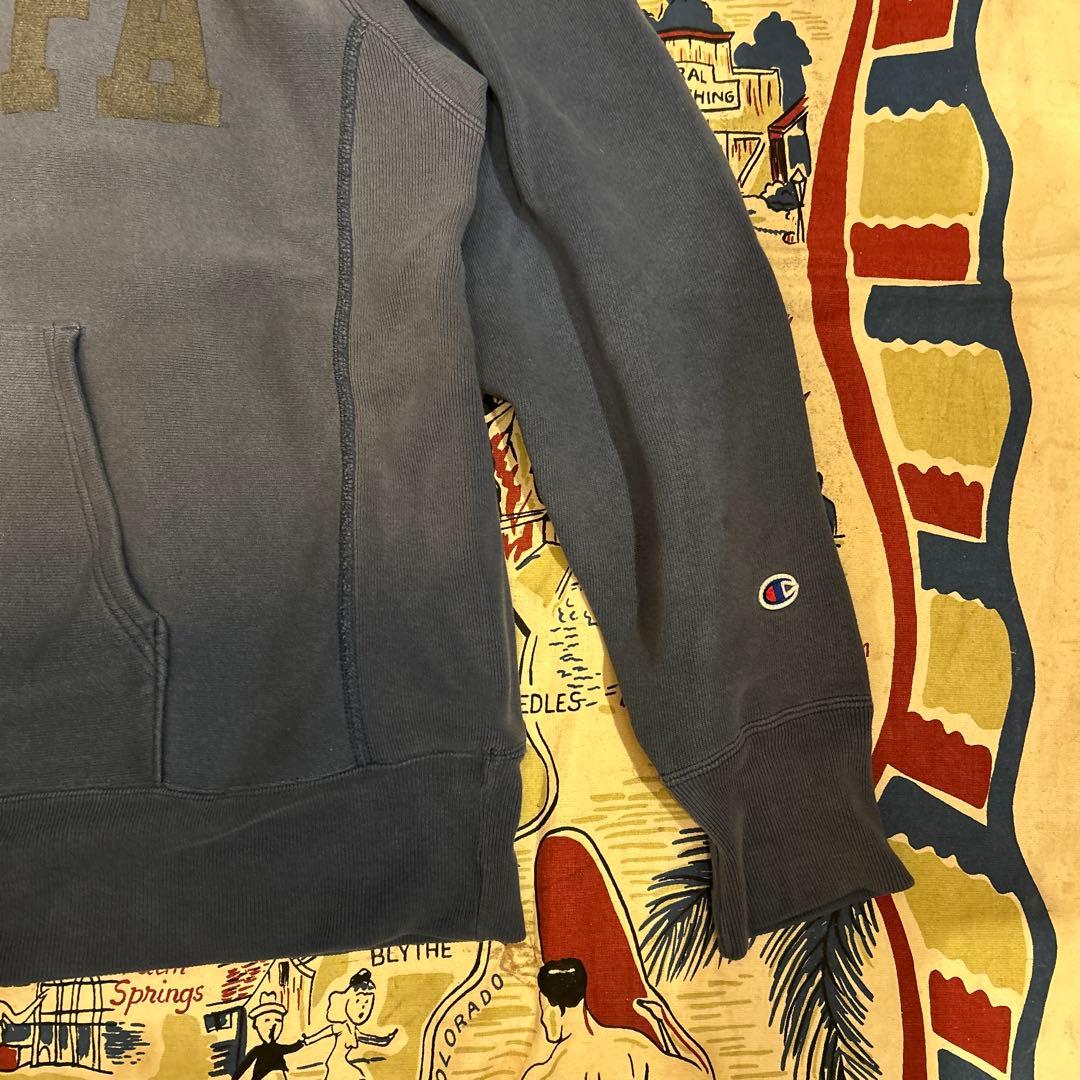 Champion USAFA スウェットパーカー L ネイビー フェード