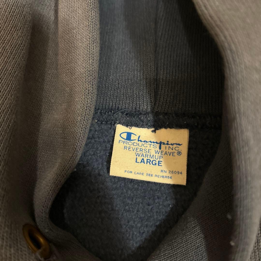 Champion USAFA スウェットパーカー L ネイビー フェード