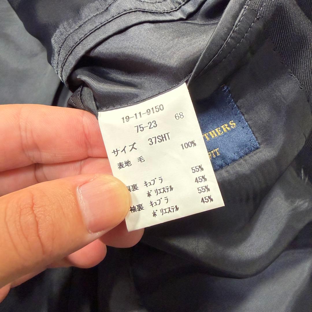 ブルックスブラザーズ　紺ブレ　37SHT 19-11-9150