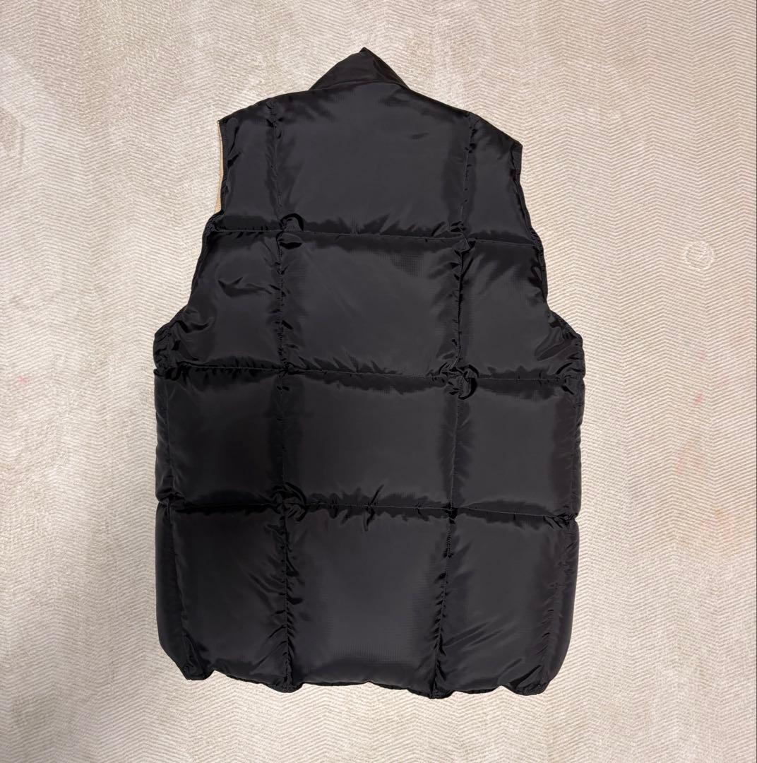 シェラデザイン ビームスプラス コラボ ダウンベスト リバーシブル S 美品
