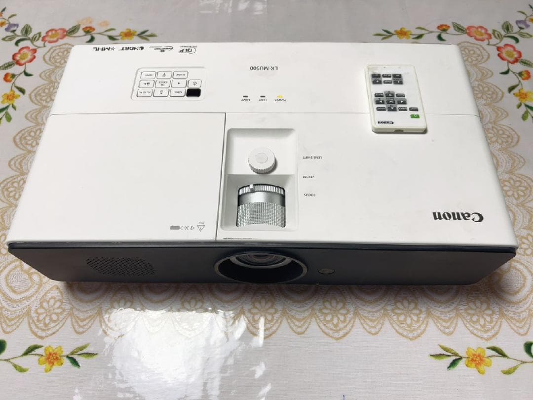 CANON パワープロジェクター 5000lm LX-MU500 702時間