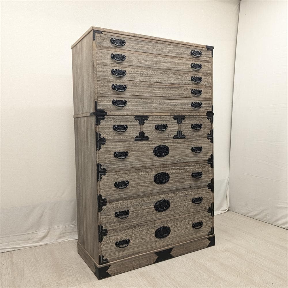 焼桐　整理箪笥　着物箪笥　和箪笥　タンス　たんす　チェスト　引き出し　気密　蟻組