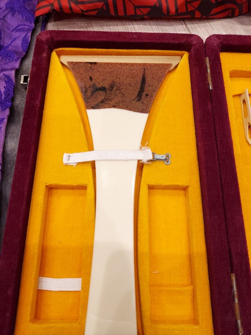 三味線　バチ2つ　ハードケース　セット