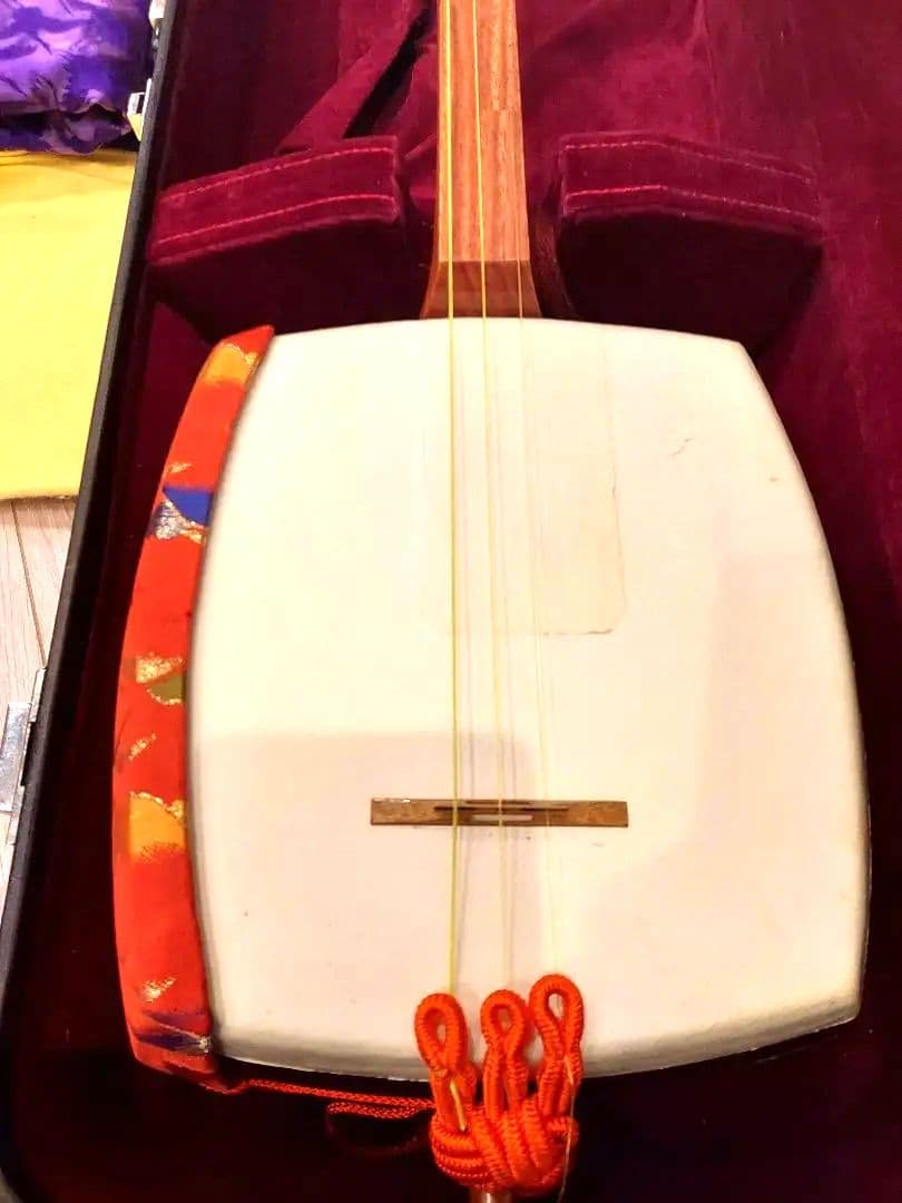 三味線　バチ2つ　ハードケース　セット