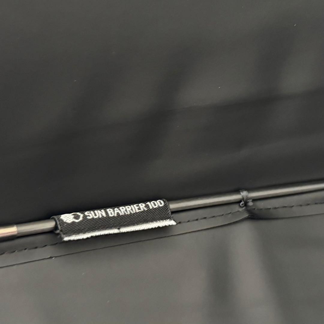 サンバリア　Mサイズ　フリル　ブラック　日傘